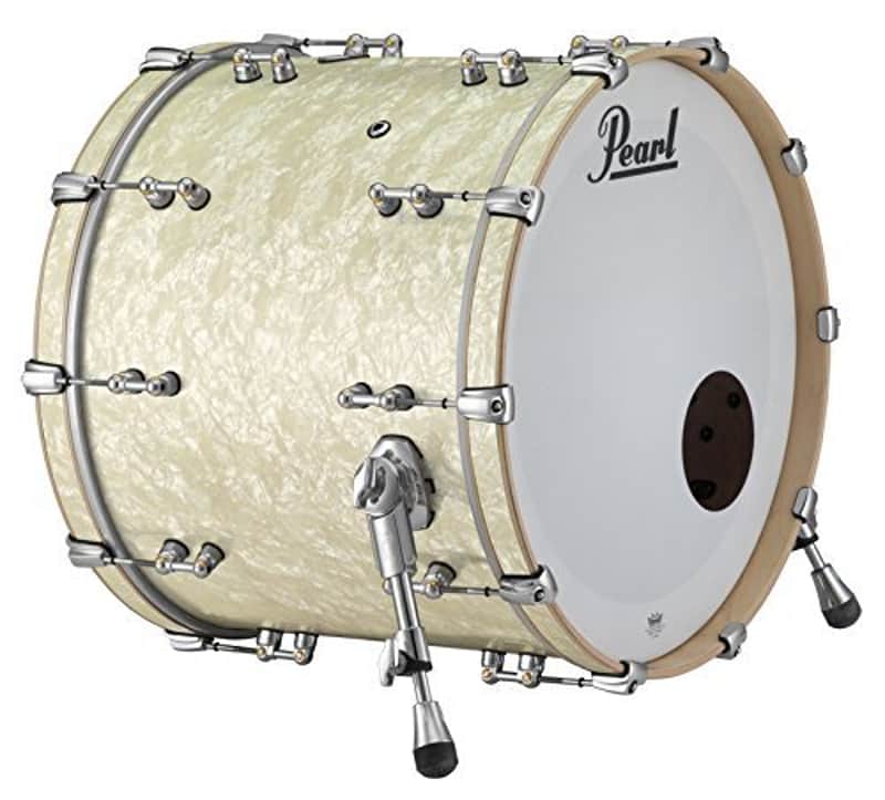 Pearl Music City Pure 26x16 Bass Drum w/o Mount NICOTINE WHITE MARINE PEARL image 1