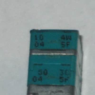 used (is fine & works) Boss MIDDLE / MID FREQ potentiometer [ upper part : 50 30C 04 5F / lower part: 10 4w 04 5F ] + nut and two piece knob (controls) taken off of MT-2 Metal Zone (pedal NOT included) 2000s / 2010 (teal rectangle shape, stacked) image 5