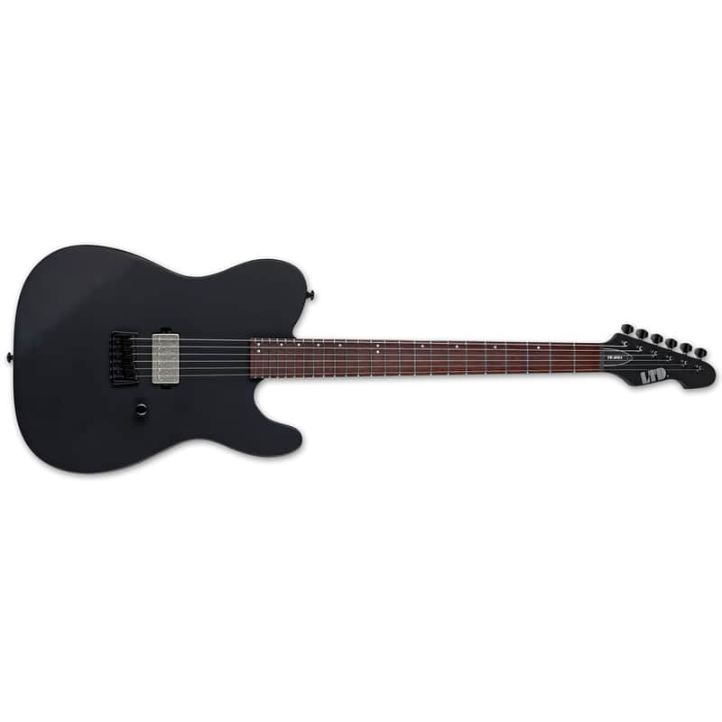ESP LTD TE-201 BLKS Black Satin Electric Guitar TE201 - BRAND NEW image 1