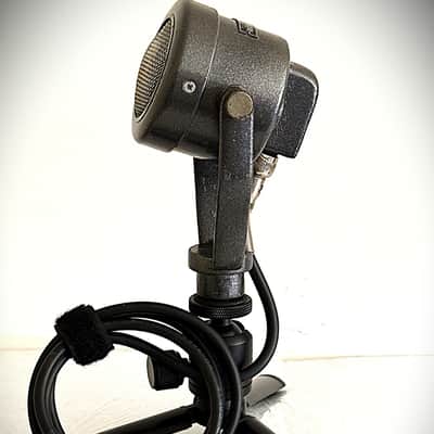 Vintage 1950’s Turner 99 Dynamic Microphone, working w/cable & tripod stand image 7