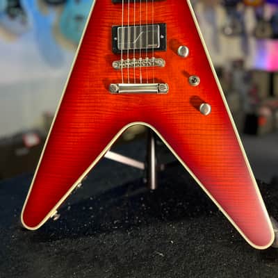 Epiphone Flying V Prophecy Electric Guitar - Aged Bengal Tiger Burst Auth Deal Free Ship! 319 FREE PLEK! image 2