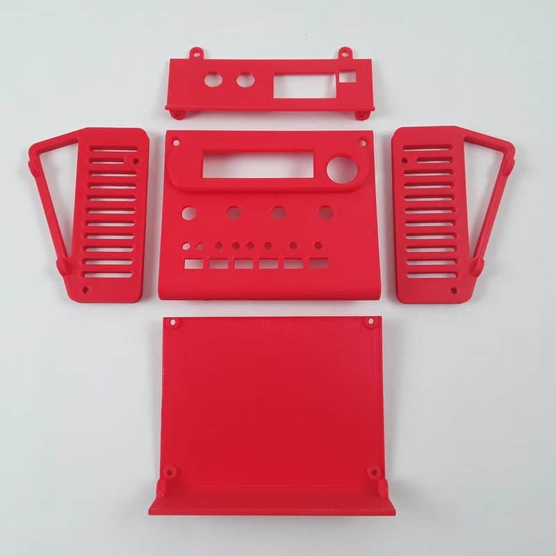 Mutable Instruments Shruthi - 1 Printed Enclosure Red image 1