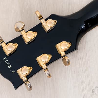 1992 Gibson Pre-Historic '57 Les Paul Custom 3 Pickup Black Beauty w/ 57 Classic PAFs, Case image 5