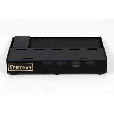 Friedman Tour Pro 1524 Platinum 15 x 24" Pedalboard With 1 Riser, Power Grid 10, Buffer Bay 6 Medium Black image 3
