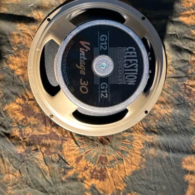 Celestion G12 Vintage 30 12" 60-Watt 8ohm Guitar Amp Speaker 2020s - Gold image 6