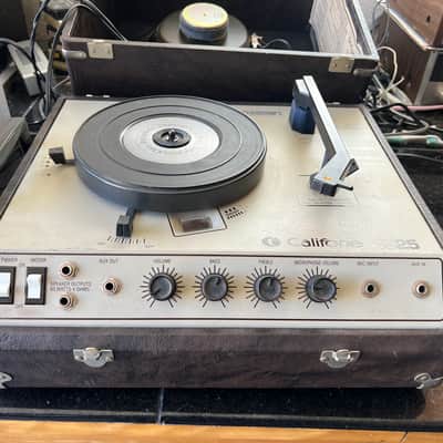 Vintage Califone 1925 Turntable Portable Record Player w/ Speaker; Tested image 2