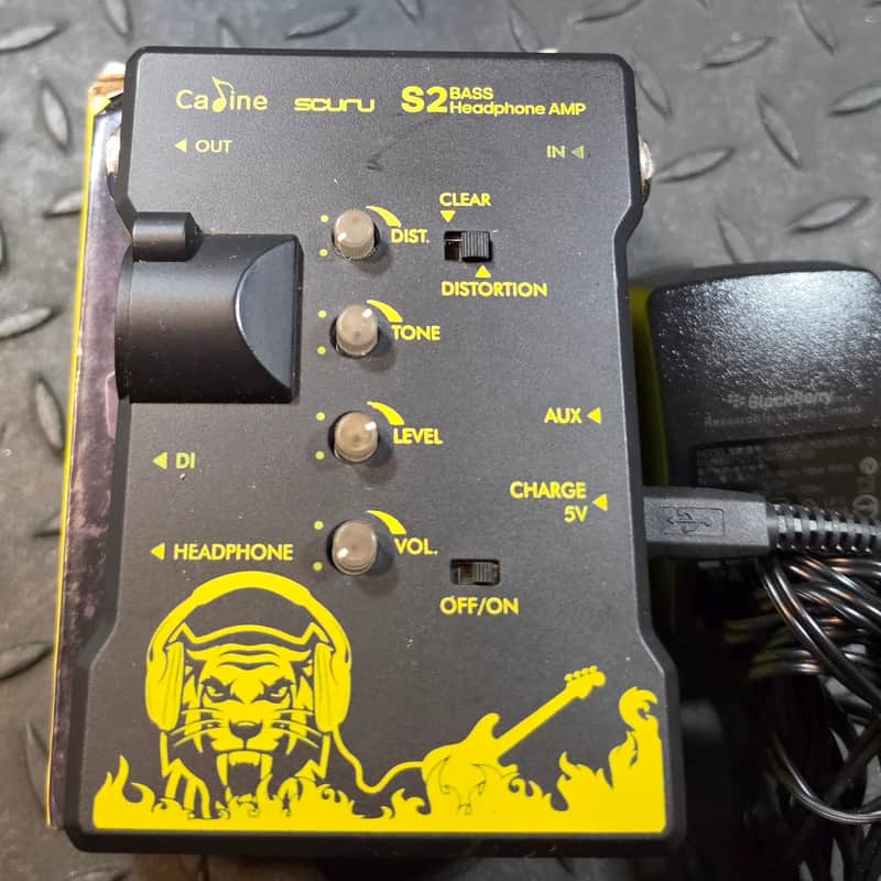 Caline S2 SCURU Bass Headphone Amp Recent - Black Amplifier image 1