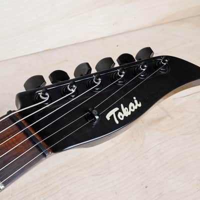 Tokai Talbo Blazing Fire A-145MSH 2003 See Through Black Navy Blue w/ Bag image 5
