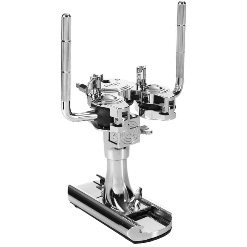 DW BASS DRUM DOUBLE TOM MOUNT, CHROME image 1