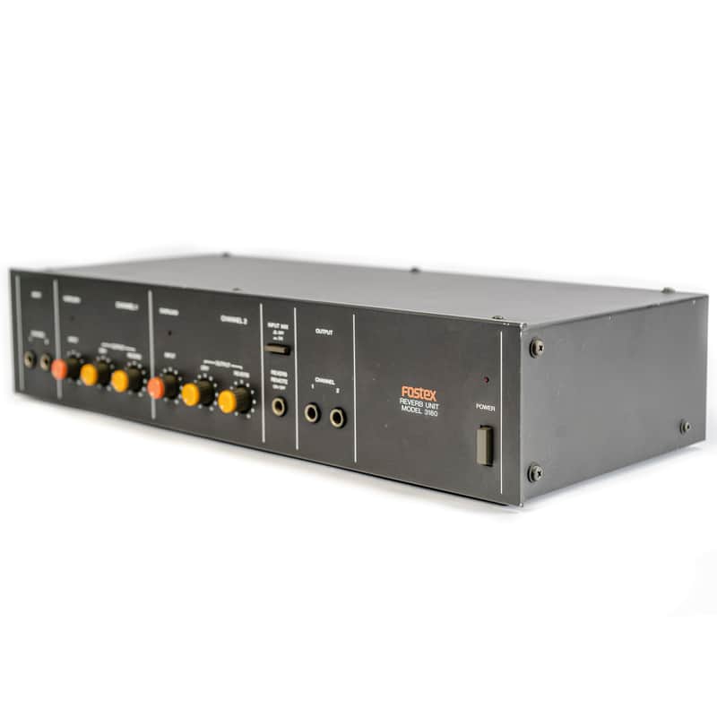 Fostex 3180 Analog Stereo Spring Reverb Rackmount Unit - Vintage