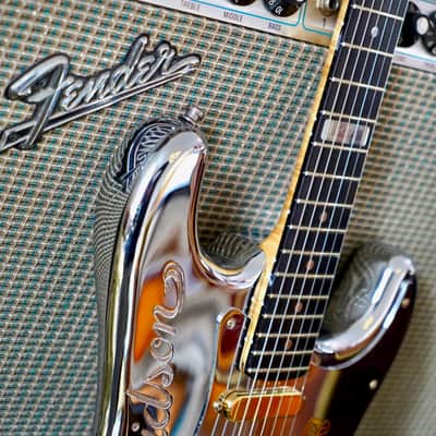 Fender Stratocaster 90 th Anniversary Harley Davidson Diamond Edition TONE MONSTER James Trussart image 2