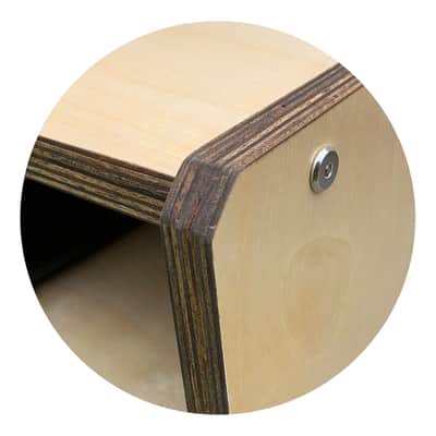 Bazel Studio Desk Raystag-61 key Studio Desk in Birch Ply image 5