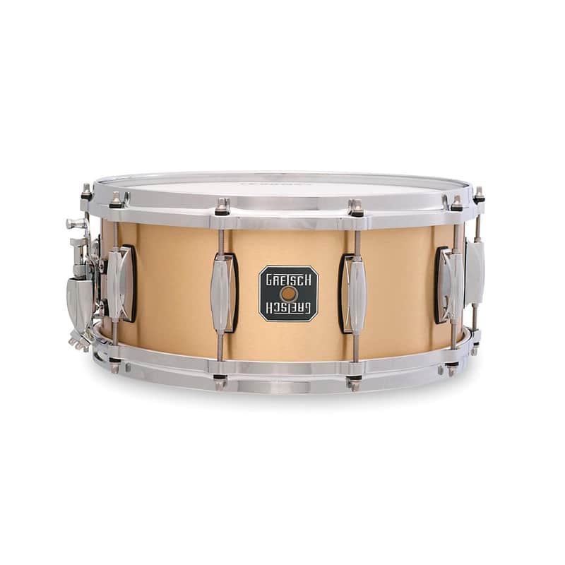 Gretsch S1-6514BB-BR Full Range / Gold Series Bell Brass 6.5x14 Snare Drum image 2