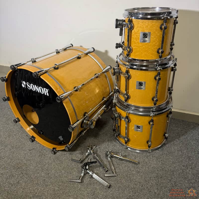 Sonor Designer Maple Light 22,10,12,14 Birdseye Drum Kit image 1