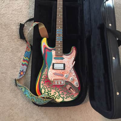 Fender stratocaster Custom Psychedelic Finish image 1