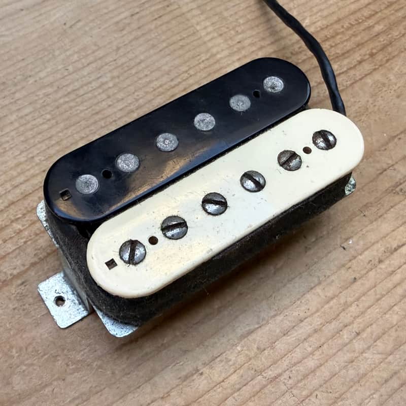 Vintage 1980's Seymour Duncan Distortion SH-6 DD - Black and Cream Zebra - Hand Wound by Seymour Duncan Himself image 1