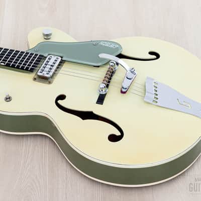 1958 Gretsch 6125 Single Anniversary Smoke Green w/ Trestle Bracing, PAF FilterTron, Tone Twister Vibrato & Case image 11