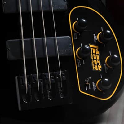 Cort Artisan C4 Deluxe - Black, Bartolini MK-1 Pickups, Markbass MB-1 Preamp image 12