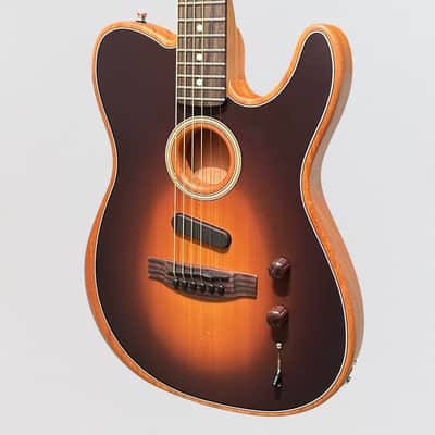Fender Acoustasonic Player Telecaster Acoustic-Electric Guitar - Shadow Burst image 3