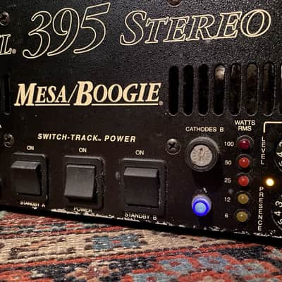 Mesa Boogie 395 Stereo Simul-Class 2-Channel 95-Watt Power Amplifier 1991 - 1992 - Black image 1