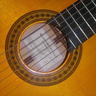 2015 Salvador Castillo Blanca Concert Flamenco Guitar w/ HSC image 6