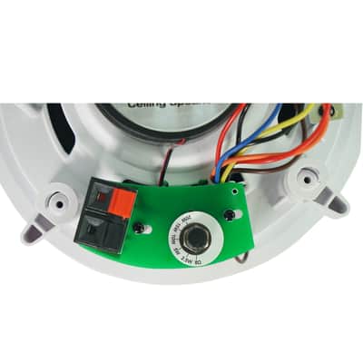 2) Rockville CC65T White 6.5" Commercial 70v Ceiling Speakers For Restaurant image 8