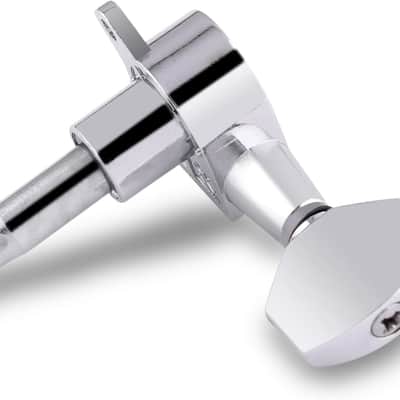 Sealed String Tuning Pegs Tuning Machines Grover Machine Heads Tuners Tuning Keys 6 In Line for Right Handed Acoustic Guitar or Electric Guitar Chrome. image 6