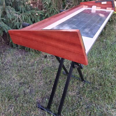 Korg PolySix Synthesizer Replacement Chassis / Body / Case - Exotic African Sapele Wood image 1