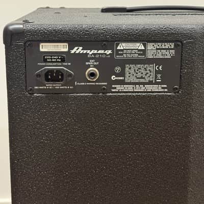 Ampeg BA-210v2 450-Watt 2x10" Bass Combo 2014 - Present - Black image 4