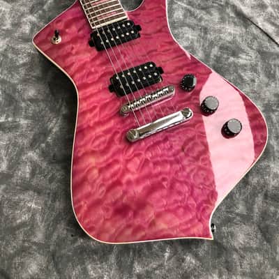 Iron Label Guitars Leonidas 7 String 2025 - Transparent Pink image 4
