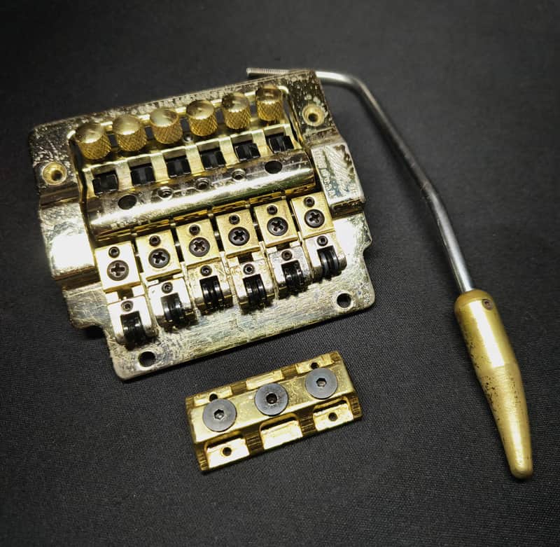 1980s Kahler 'Made in USA' 2320 2300 Vintage Bridge Tremolo Vibrato ~GOLD~ image 1