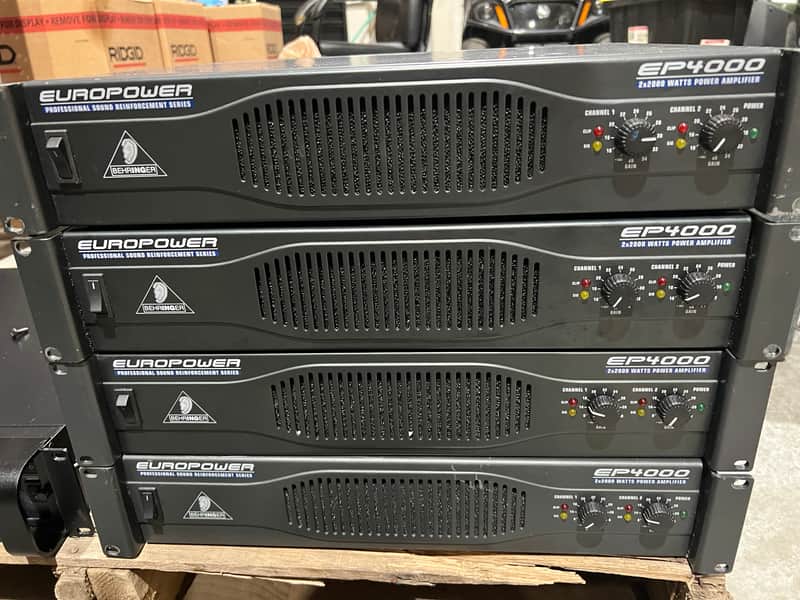 Behringer Europower EP4000 4000-Watt Stereo Power Amp | Reverb Canada