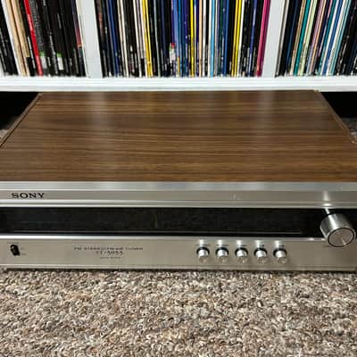 Vintage Sony ST-5055 FM Stereo/FM-AM Tuner Solid State Woodgrain 1970s TESTED ✅ image 2