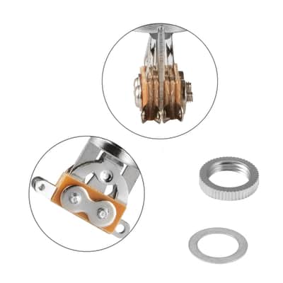 3 Way Short Straight Guitar Toggle Switch Pickup Selector with Tip Knob Caps Compatible with Gibson Toggle Les Paul Electric Guitars(Chrome Tip) image 2