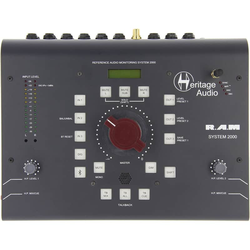 Heritage Audio RAM System 2000 Desktop Monitor Controller with Bluetooth image 1