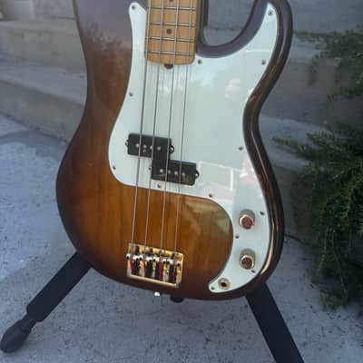 Fender 75th Anniversary Commemorative Precision Bass 2021 - 2-Color Bourbon Burst image 7