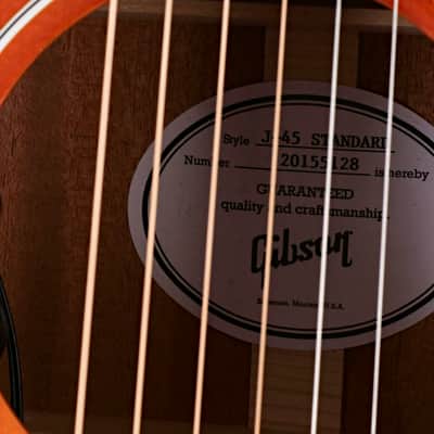 Gibson J-45 Standard Guitar #20155128 image 2