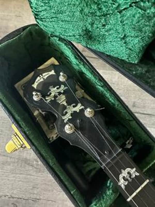 Deering Eagle II 5-String Banjo 2012- w Kavanjo Pickup and custom painted head image 1