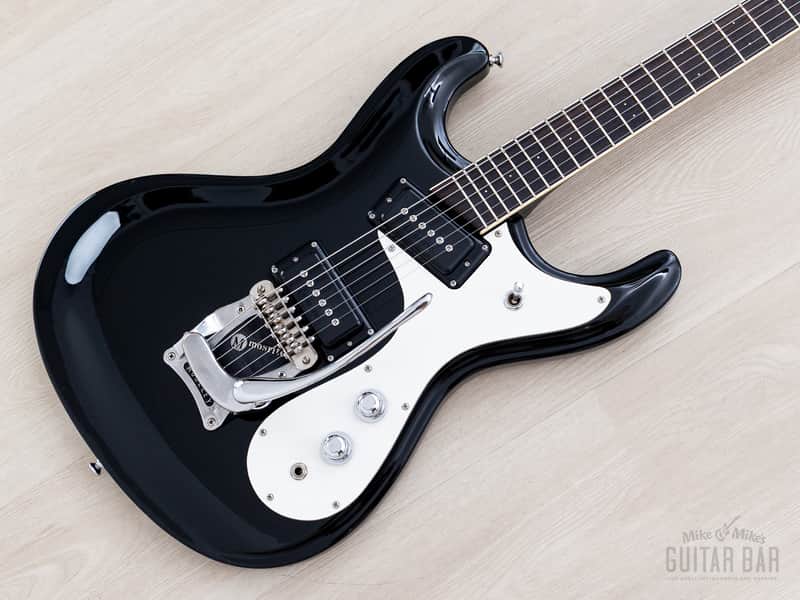 1988 Mosrite Ventures Model VMG-900 ‘65 Vintage Reissue Black w/ Case, Japan Kurokumo image 1
