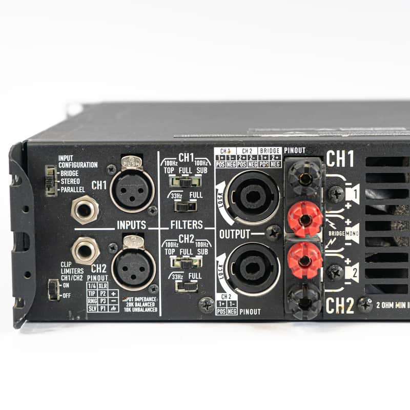 QSC PLX-3602 - PLX2 Series Stereo Power Amplifier - 775W per
