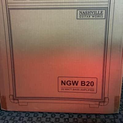Nashville Guitar Works 12” Bass Combo Amplifier B20 Amp image 4