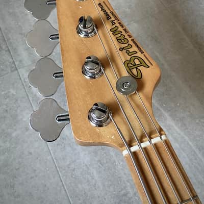 Brian by Bacchus BJB-380 MarineBlue Jazz Bass 1990s image 7
