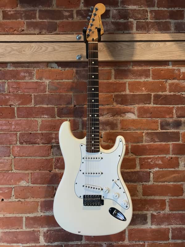 Fender Stratocaster Made in Mexico Olympic White c. 2000 | Reverb