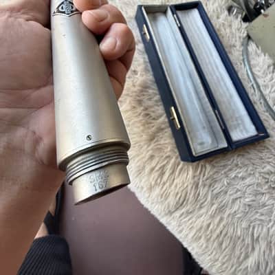 Very early Neumann SM2 stereo tube microphone ( nickel capsules ) image 2