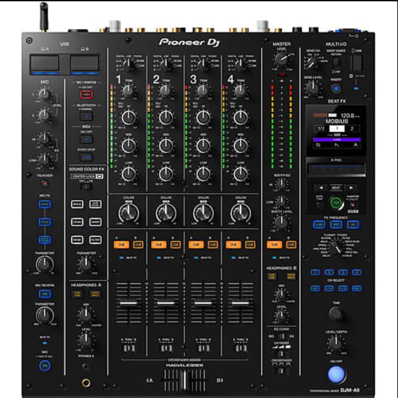 Pioneer DJ DJM-A9 4-Channel Digital Pro-DJ Mixer w/ Bluetooth (Black) image 1