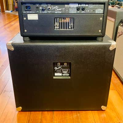 FENDER SUPER CHAMP X2 AMP HEAD + DT-112 GUITAR CAB W/ MOJOTONE BV30 SPEAKER & FOOTSWITCH image 4