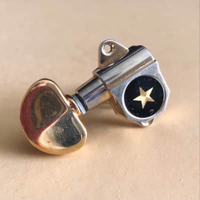 1970s Gotoh Japan Ibanez Star Gold Tuners 3x3 (with Bushings and Washers) image 3