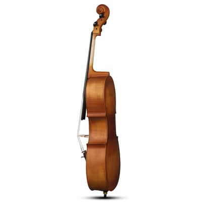 🎅🎄 For Pros and Beginners! Natural Finish Cello +Case/Bag +Bow +Wax image 5