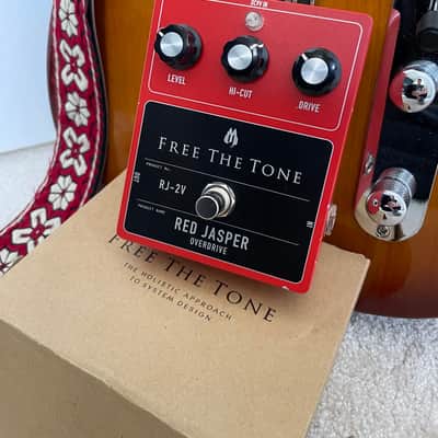 Free The Tone RJ-2V Red Jasper Overdrive 2022 - Present - Red / Black image 1