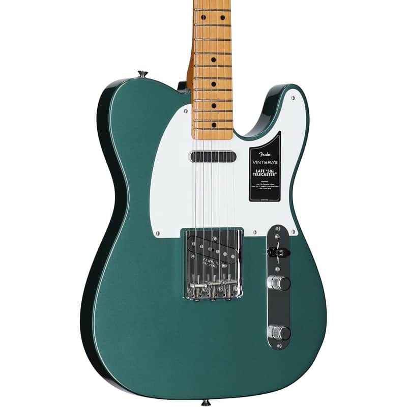 Fender Vintera III Late 50s Telecaster Electric Guitar, Sherwood Green